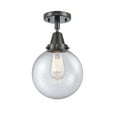 thumbnail image 4 of Innovations Lighting 447-1C-13-8 Beacon Semi-Flush Beacon 8" Wide Semi-Flush Mount Globe, 4 of 5