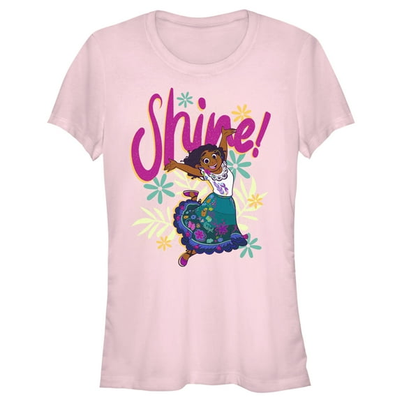 Junior's Encanto Mirabel Shine! Graphic Tee Light Pink Medium