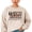 Sand Sweatshirt, variant on Faux Glitter Touchdown Season Sweatshirt for Girls, Teens, and Women Fall Football Pullover Grey Sweatshirt Medium