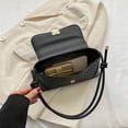 thumbnail image 1 of Bolsos de mujer Moda Hobo Bag Rhombus Metal Hebilla Underarm Bag (Negro) Tmvgtek Para Estrenar, 1 of 9