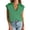 Green, variant on EASYBRA Women V Neck Striped Knit Sweater Casual Loose Fit Lightweight Three Quarter Sleeve Pullover Top