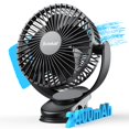 thumbnail image 1 of Ventilador con clip Svinkal USB Personal con batería de 2400 mAh de 15 cm, 1 of 7