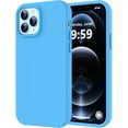 thumbnail image 1 of Funda de Silicona Engrosada para iPhone 12 Pro Max, Azul, 1 of 7