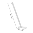 thumbnail image 2 of DEEPCRAFF 2Pcs White Pegboard Panel Display Stand for Office Desk with Strong Bracket and Quick Assembly, 2 of 7
