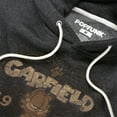 thumbnail image 2 of Garfield Est 1978 Unisex Adult Slim Fit Pull-Over Heather Hoodie, Charcoal, X-Large, 2 of 5