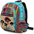 thumbnail image 4 of Mushroom Hemp Backpack Bag - Eco Friendly Unique Unisex Rustic Durable, 4 of 5