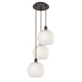 thumbnail image 5 of Innovations Lighting - White Mouchette - 3 Light Cord Hung Multi Pendant In, 5 of 7