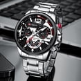 thumbnail image 5 of Reloj deportivo Curren 8395 para hombre, color dorado, acero inoxidable, 5 of 5