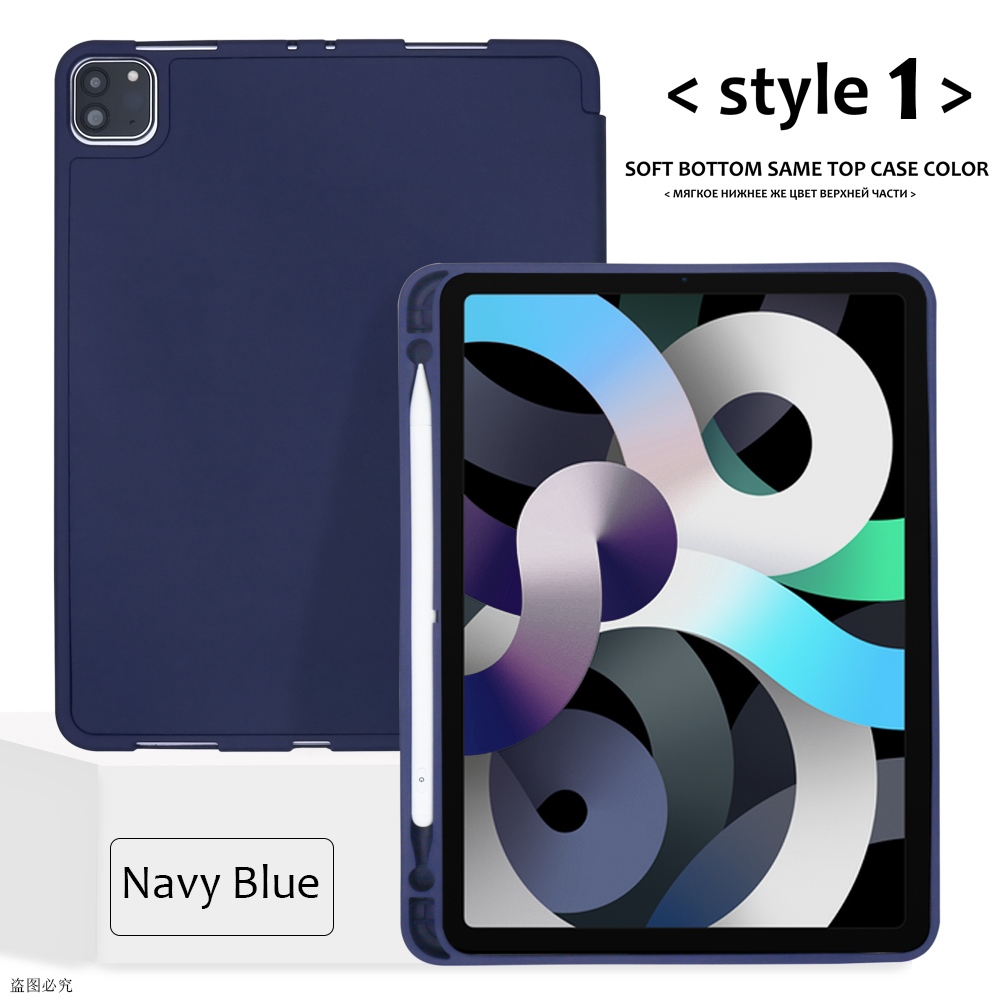 ^_^Apple iPad Pro M1 Apple Pencil ケース Pencil Holder Cases For iPad Pro 12.9 Case M1 2022 Pro 11 2020 Air