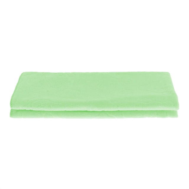 Toalla de baño, hogar, gimnasio, súper suave, absorbente, de color liso. Verde claro