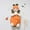 Orange, variant on My First Halloween Baby Girl Outfit Sleeveless Pumpkin with Hats 2 PC Sets Baby Romper Shirt Baby Fall Clothes 12-18 Months Baby Boy Clothes