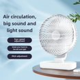thumbnail image 4 of Ventilador con auriculares de carga inalámbrica nuevo 2024 Ventilador de circulación de aire multifuncional Estilo simple Soplador de viento de velocidad ajustable, 4 of 4
