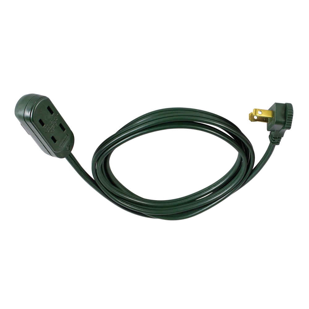 Hyper Tough 6FT 16AWG 2 Prong Green Indoor Household Extension Cord