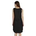 thumbnail image 4 of Inkmeso WoMen's Casual Loose Fit Sundress Sleeveless Henley Beach Dress w/ Patch Pocket, 4 of 7