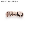 thumbnail image 1 of 1PC Gold Plated Rhinestone Teeth Grillz Gangsta Body Jewelry Mold Kit Hip Hop Tooth Caps Top Bottom Grill Rapper Dental Jewelry BLD, 1 of 6
