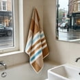 thumbnail image 6 of Face Towel for Bathroom 13 x 29 Inch Quick Dry Absorbent Kitchen Hand Towels Striped Cotton Hand Towels Soft Face Towel for Swimming, Pool, 6 of 8