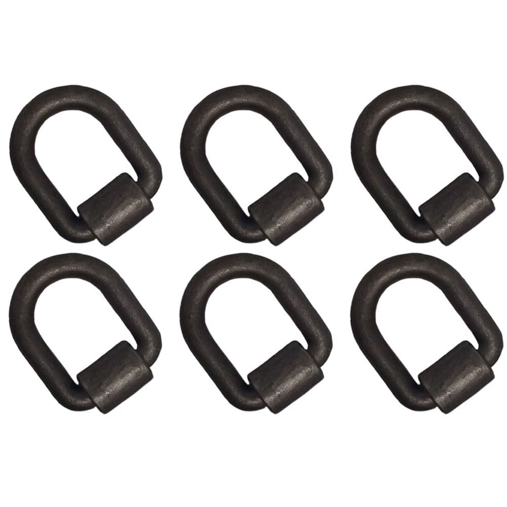 (6) 1" Weldon Flatbed Truck Towing Trailer Chain Tie Down DRing DOT Reqd WLL Rings Walmart
