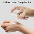 thumbnail image 3 of Unique Bargains 2pcs Airless Pump Bottles Clear 0.33 Oz 10ml Travel Pump Bottle Dispenser for Foundation, 3 of 7
