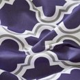thumbnail image 4 of 1800 Thread Count Ultra-Soft Microfiber Trellis Deep Pocket Bedding Sheets & Pillowcases, 4-Piece Sheet Set by Impressions - Queen, 4 of 7
