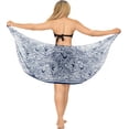 thumbnail image 4 of HAPPY BAY Women's Beach Swimwear Bikini Swimsuit Wrap Sarong One Size Animal Skin, Blue, 4 of 5