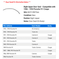 thumbnail image 2 of Right Upper Door Seal - Compatible with 1986 - 1994 Porsche 911 Coupe 1987 1988 1989 1990 1991 1992 1993, 2 of 2