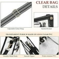 thumbnail image 3 of LOXOMU Clear Bag for Stadium Events - PVC Clear Crossbody Bag Stadium Approved with Adjustable Strap Clear Purses for Women, 3 of 6