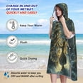 thumbnail image 4 of Hooded Beach Towel Adult Bath Poncho Towels Soft Absorbent Quick Dry for Surf Swim Pool Men Women Teens Fairy and Glow Christmas Tree, 4 of 7