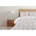 thumbnail image 4 of Ambesonne Owl Lover Down Alternative Quilt Comforter, Autumn Forest Birds Print, Queen, Pale Brown Grey White, 4 of 5