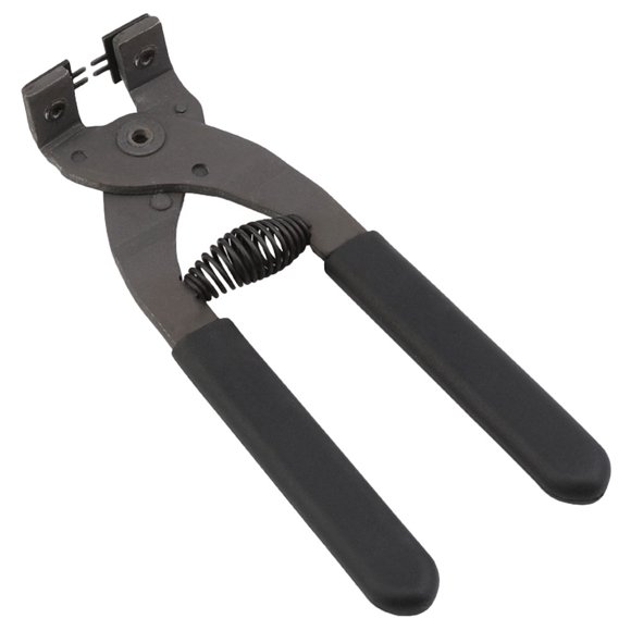 Houderco Alicate De Perforación Para Cuero De Acero Carbono Con Resorte Y Mango Cómodo Para Artesanía