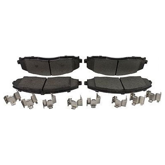 Rear Brake Pad Set - Compatible with 2013 - 2016, 2018 - 2022 Ford F-250 Super Duty 2014 2015 2019 2020 2021