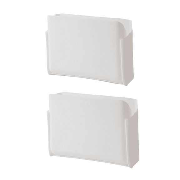 2 Pcs Stylish Folding Mask Storage Box In Elegant Design For Bathroom Organizing