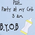 thumbnail image 2 of CafePress - Party At My Crib BYOB Infant Bodysuit - Baby Light Bodysuit, Size Newborn - 24 Months, 2 of 4