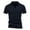 Navy T-Shirt, variant on Qgtaibl Cotton Shirt for Men Collared V-Neck Short Sleeve T-Shirt Solid Color Everyday Work Tee Summer Pullover Tops Gray,M