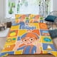thumbnail image 2 of Blippi Conjunto de sábanas temático, trío de piezas, cómodo y amigable con la piel, diseño único, regalo de decoración para el hogar para familiares, amigos y fans,135X200cm, 2 of 6