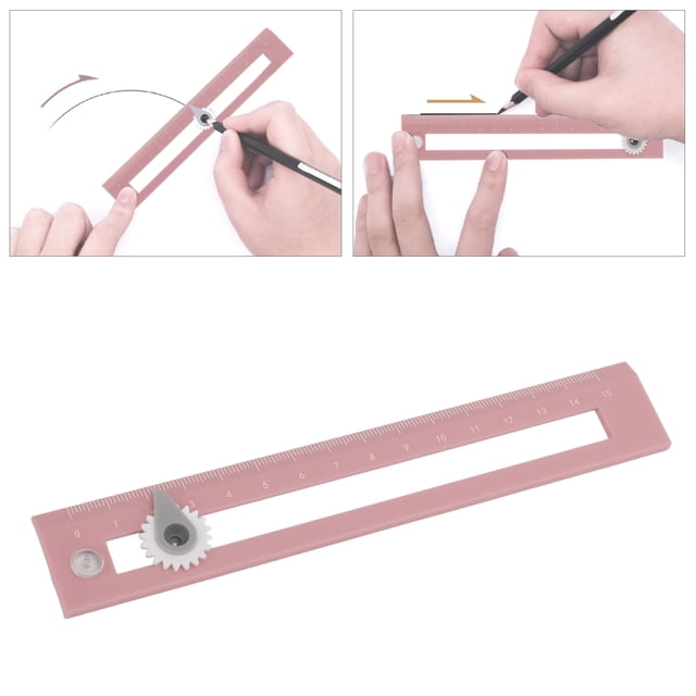 Ruler Compass Ruler Two in One High Accurate Student Drawing Compass Straightedge Learning Tool