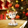 thumbnail image 1 of Fiudx Ofertas relámpago Regalos de Navidad Adornos navideños Figuras de Papá Noel Figuras de renos y muñecos de nieve Figuras para niñas Adornos de escritorio para montar en el coche, 1 of 6