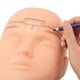 thumbnail image 1 of Regla desechable con forma de cejas 100 piezas de regla desechable para cejas de PVC para estudio ANGGREK Otros, 1 of 8