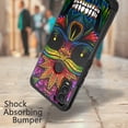 thumbnail image 2 of DALUX MetKase Hybrid Slim Phone Case Cover Compatible with Cricket Wireless Innovate E 5G (2022) - Colorful Skull Festival, 2 of 2