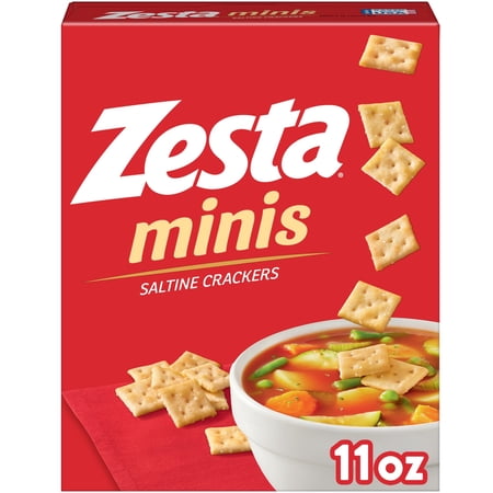 Zesta Minis Original Saltine Crackers, Soup Crackers, 11 oz