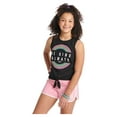 thumbnail image 2 of Justice Girls Graphic Tank Set, 3-Piece Pack, Sizes XS(5/6)-XL Plus(16/18 Plus), 2 of 10