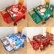 thumbnail image 3 of Chair Cover Dining Room Christmas Decor Santa Claus Gnome Snowflake Print Office Chair Covers Stretch Removable Chair Seat Cover, 3 of 5