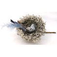 thumbnail image 4 of Bird Nest + Bird Clip Ornament for Christmas Tree, Centerpiece, Holiday Decor- 6", 4 of 6