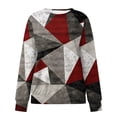 thumbnail image 4 of 2023 Chandail en Molleton Mode pour Femmes 50 % de Réduction Liquidation Col Rond Mode Décontractée Manches Longues Imprimé Chandail en Molleton Haut Blouse, 4 of 5