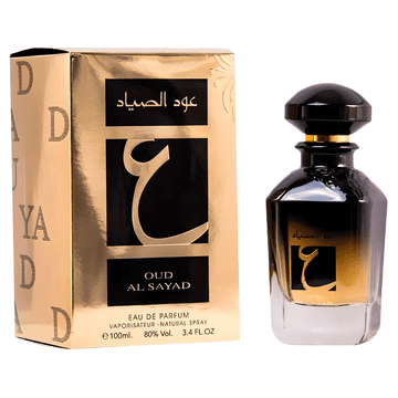 Ard Al Zaafaran Oud Al Sayad Eau de Parfum Spray for Unisex, 3.4 Fl Oz (100 ml)