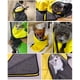 thumbnail image 2 of Toalla de baño para perros – Toalla de microfibra súper absorbente para perros y gatos pequeños, medianos y grandes, amarillo y gris 19.7" x 39.4" Rojo Verde, 2 of 5