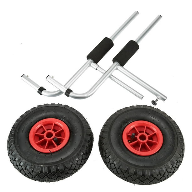 Roue de pneu de chariot de Kayak anti-crevaison de 10 pouces pour roue de  pneu de remplacement de chariot de chariot de canoë de Kayak 