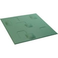 thumbnail image 6 of Ekena Millwork 19 5/8"W x 19 5/8"H Avila EnduraWall Decorative 3D Wall Panel, Universal Pearl Metallic Sea Mist (12-Pack for 32.04 Sq. Ft.), 6 of 6