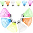 thumbnail image 4 of 12Pcs Badminton Shuttlecocks Plastic Badminton Sports Shuttlecocks Colored Small Shuttlecocks, 4 of 6