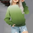 thumbnail image 5 of Fmbrln Girls Gradient Print Sequin Sweatshirts Long Sleeve Crew Neck Sweatshirts Casual Loose Pullover Tops Fall Winter Fashion Warm Clothes for Kids 1-11Y, 5 of 5