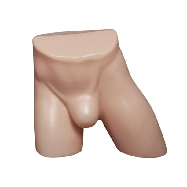 Soporte para calzoncillos masculinos, accesorio de ropa, maniquí de cadera para anuncios de supermercado Piel